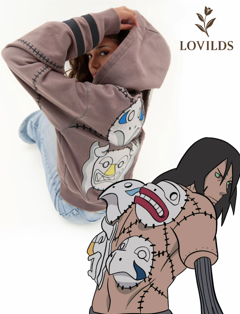🔥 Final 3 Hours! 75% Off 🌸KAKUZU INSPIRED HOODIE-