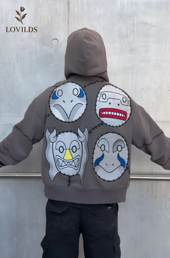 🔥 Final 3 Hours! 75% Off 🌸KAKUZU INSPIRED HOODIE-
