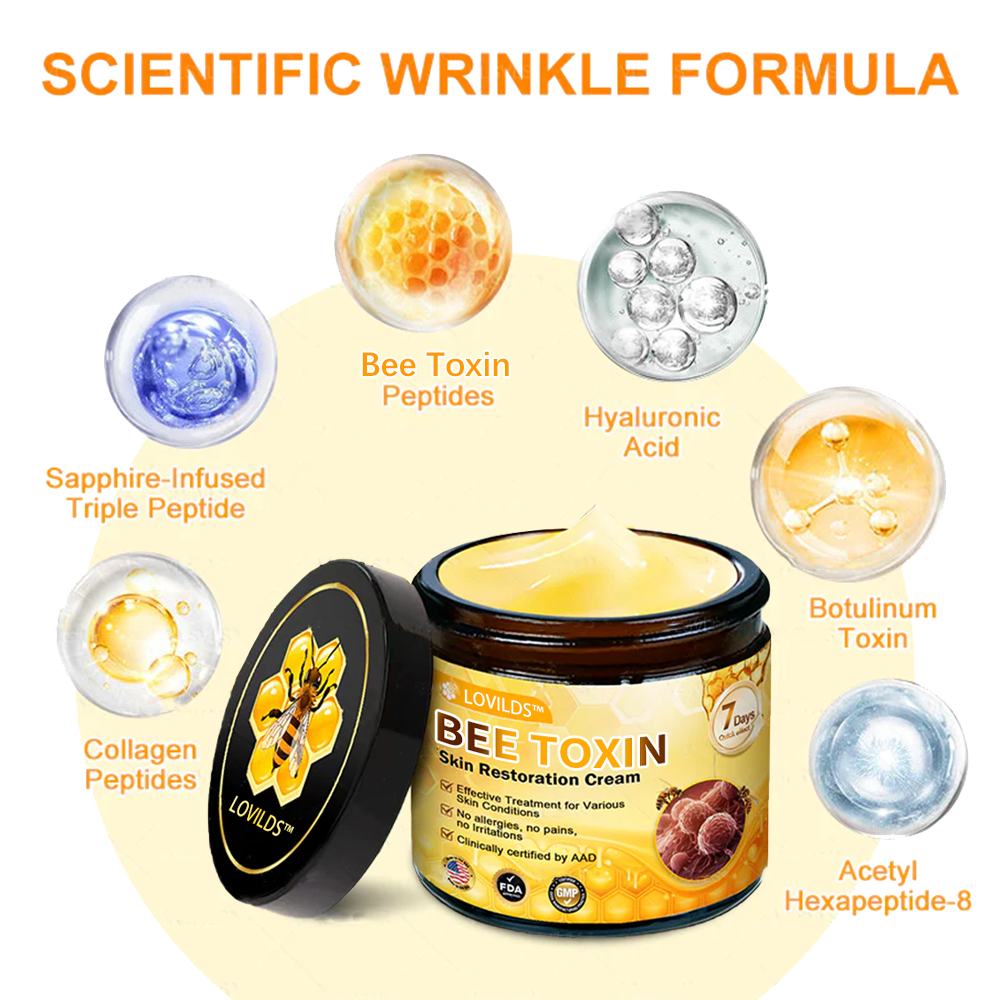 LOVILDS⢠Bee Toxin Skin Repair Cream(AAD Recommendedđ¨ââď¸)