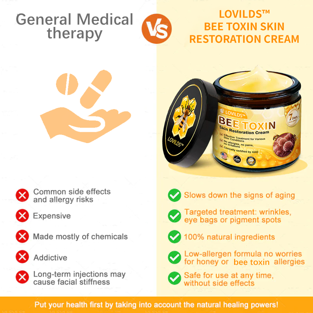 LOVILDS⢠Bee Toxin Skin Repair Cream(AAD Recommendedđ¨ââď¸)