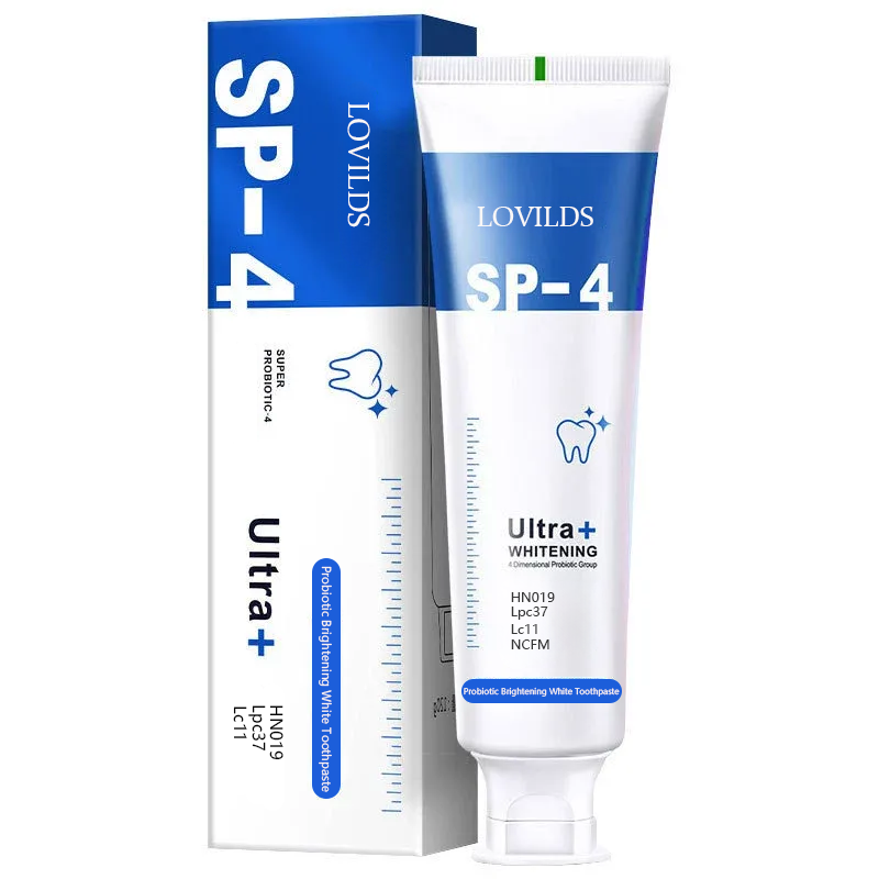 LOVILDS SP-4 Probiotic Whitening Toothpaste – Bright Smile, Strong Enamel!-