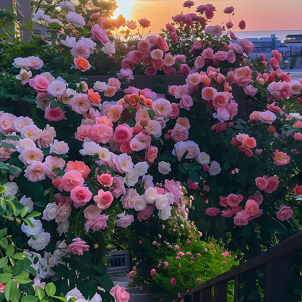 🌹【REPEATED FLOWERING】🌹CLIMBING ROSE SEEDS - HAPPINESS INCREASES
