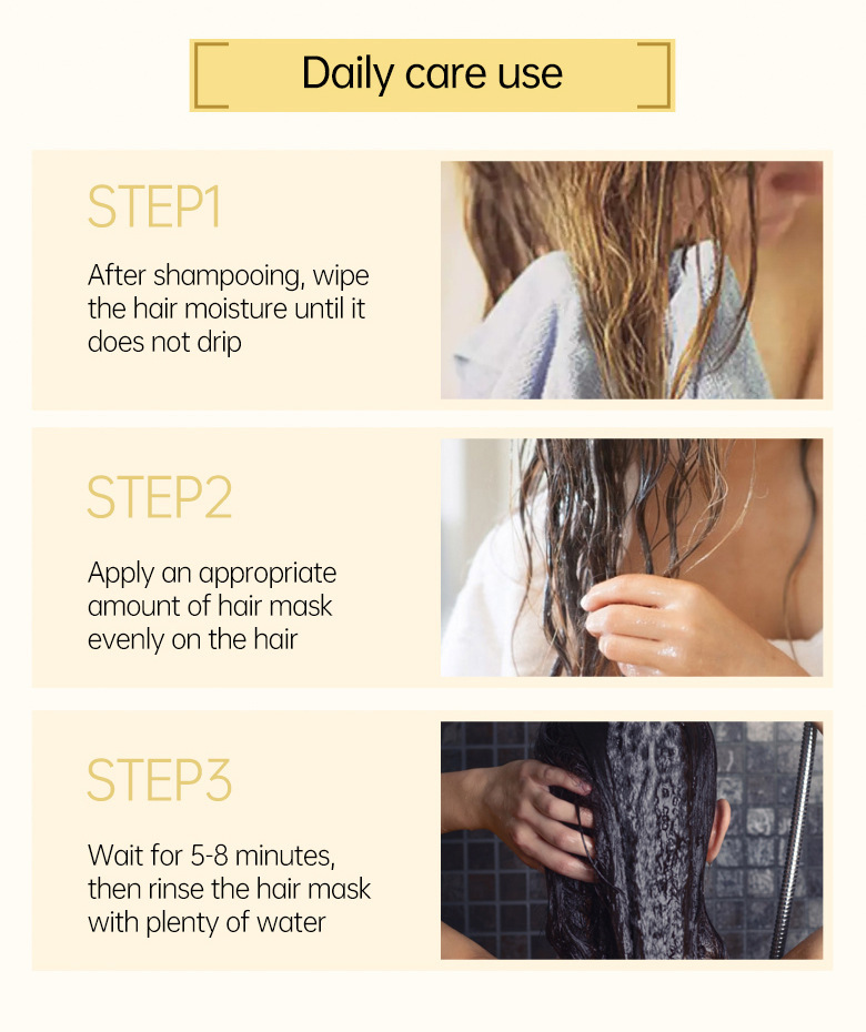 【Last Day Promotion 80% OFF🌟】🎃🎃LOVILDS® No-Steam Hair Deep Repair Conditioning Mask for Damaged Hair