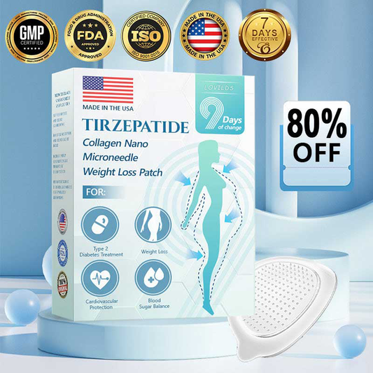 【Last Day Promotion 80% OFF🌟】🎃🎃LOVILDS® SMGT-GLP-1 𝐓𝐢𝐫𝐳𝐞𝐩𝐚𝐭𝐢𝐝𝐞 & 𝐂𝐨𝐥𝐥𝐚𝐠𝐞𝐧 𝐍𝐚𝐧𝐨 𝐌𝐢𝐜𝐫𝐨𝐧𝐞𝐞𝐝𝐥𝐞 𝐖𝐞𝐢𝐠𝐡𝐭 𝐋𝐨𝐬𝐬 𝐏𝐚𝐭𝐜𝐡丨Targets Obesity, Loose Skin, High Blood Pressure, Diabetes, Fatty Liver, Joint Pain, Brain Fog, Low Energy, Body Aches, and More