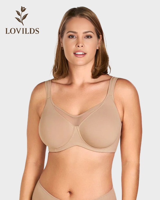 Plus Size Cooling Full Coverage Minimizer Bra-