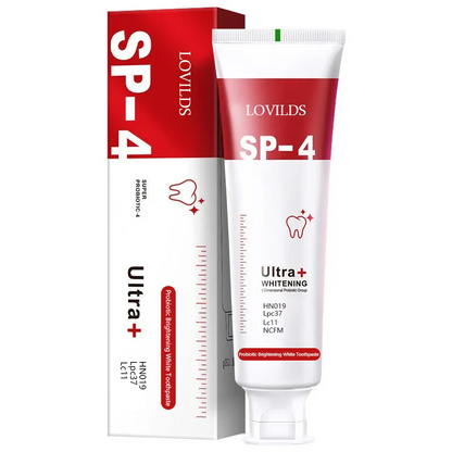 LOVILDS SP-4 Probiotic Whitening Toothpaste – Bright Smile, Strong Enamel!-
