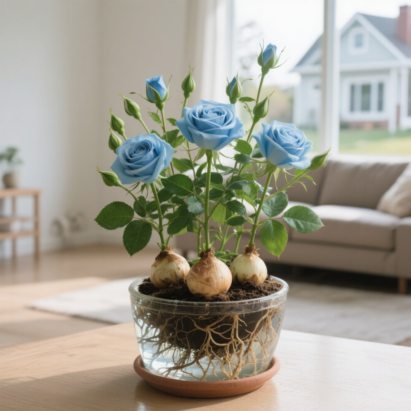LOVILDS  ✨Hydroponic Rose Bulbs -Enchanting Fragrant🌹Can be grown in water or soil