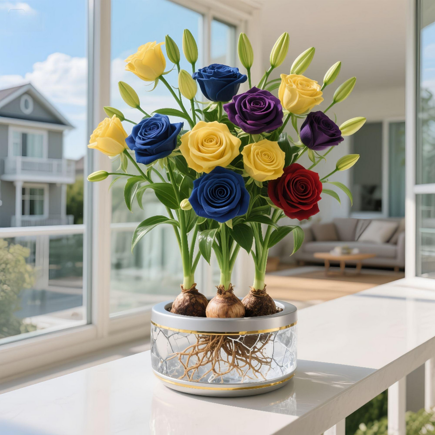 LOVILDS  ✨Hydroponic Rose Bulbs -Enchanting Fragrant🌹Can be grown in water or soil