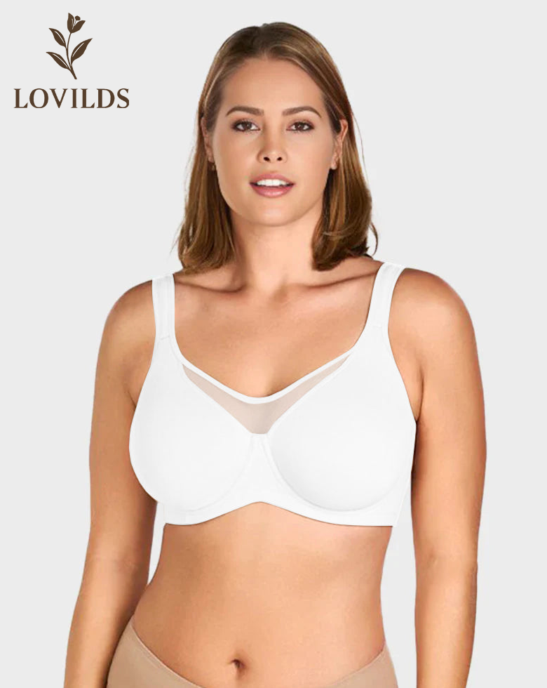Plus Size Cooling Full Coverage Minimizer Bra