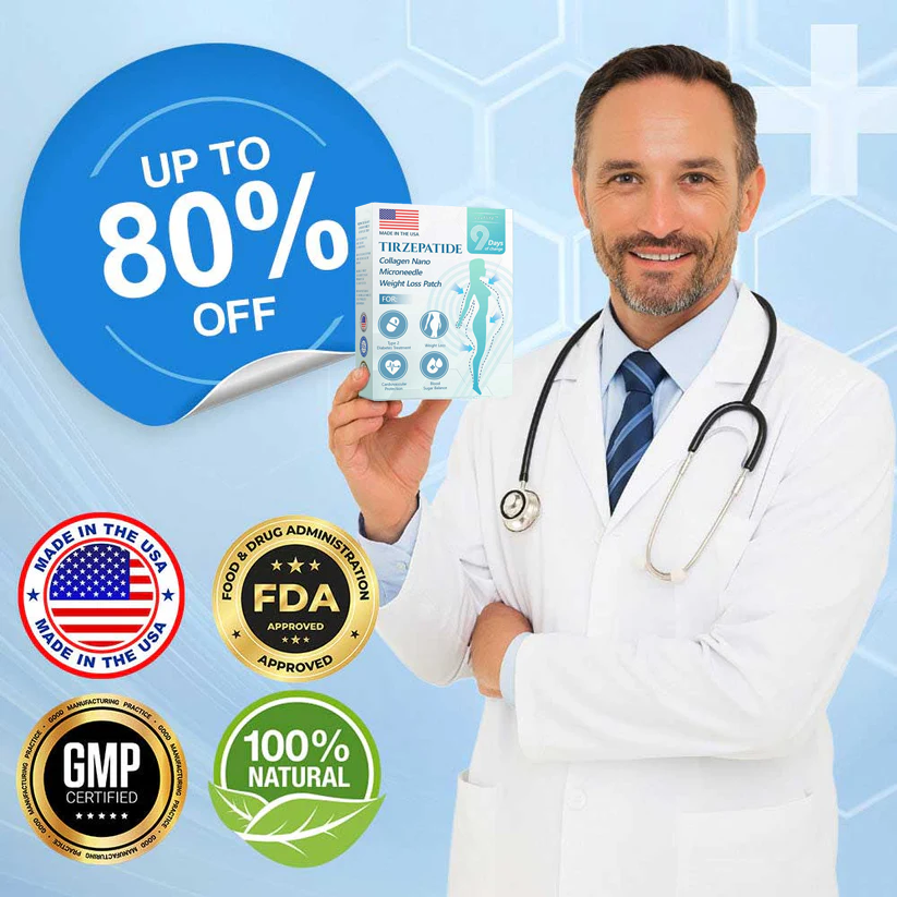 【Last Day Promotion 80% OFF🌟】🎃🎃LOVILDS® SMGT-GLP-1 𝐓𝐢𝐫𝐳𝐞𝐩𝐚𝐭𝐢𝐝𝐞 & 𝐂𝐨𝐥𝐥𝐚𝐠𝐞𝐧 𝐍𝐚𝐧𝐨 𝐌𝐢𝐜𝐫𝐨𝐧𝐞𝐞𝐝𝐥𝐞 𝐖𝐞𝐢𝐠𝐡𝐭 𝐋𝐨𝐬𝐬 𝐏𝐚𝐭𝐜𝐡丨Targets Obesity, Loose Skin, High Blood Pressure, Diabetes, Fatty Liver, Joint Pain, Brain Fog, Low Energy, Body Aches, and More