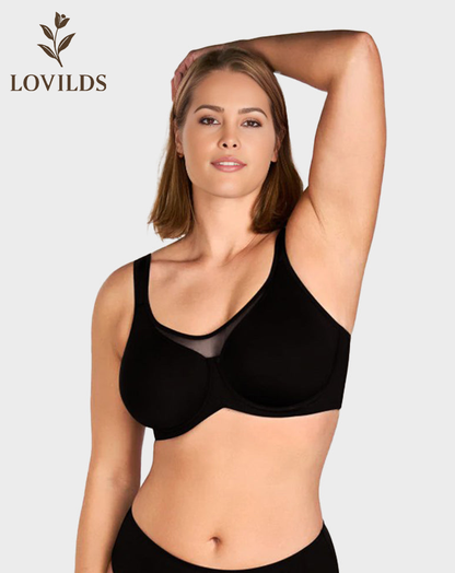 Plus Size Cooling Full Coverage Minimizer Bra