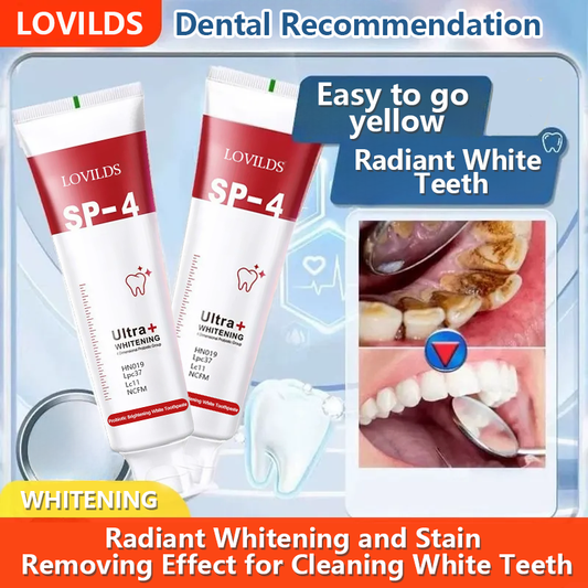 LOVILDS SP-4 Probiotic Whitening Toothpaste – Bright Smile, Strong Enamel!-