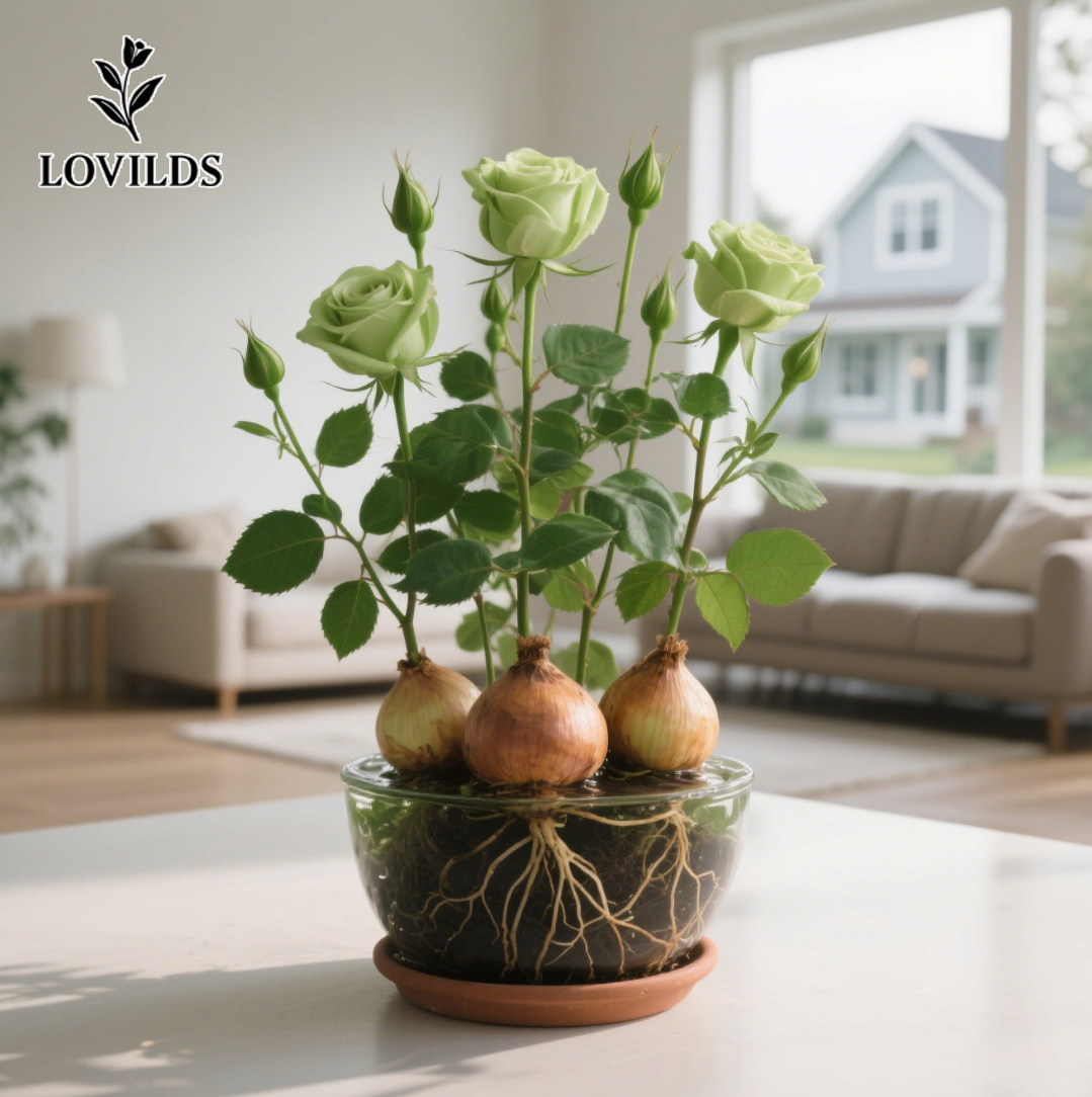 LOVILDS  ✨Hydroponic Rose Bulbs -Enchanting Fragrant🌹Can be grown in water or soil