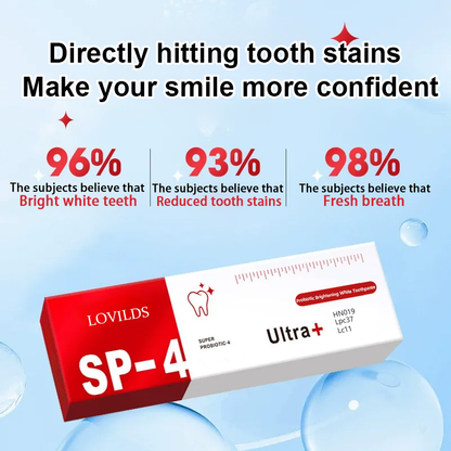 LOVILDS SP-4 Probiotic Whitening Toothpaste – Bright Smile, Strong Enamel!-