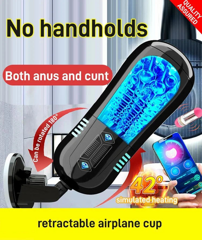 [Confidential Delivery]🔥 Overachiever Pro - Suction, Vibrating & Stroking Masturbator – 18+ Only