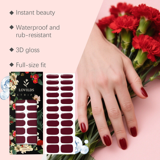 LOVILDS UV-Free Gel Nail Wraps`-
