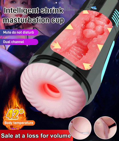 [Confidential Delivery]🔥 Overachiever Pro - Suction, Vibrating & Stroking Masturbator – 18+ Only