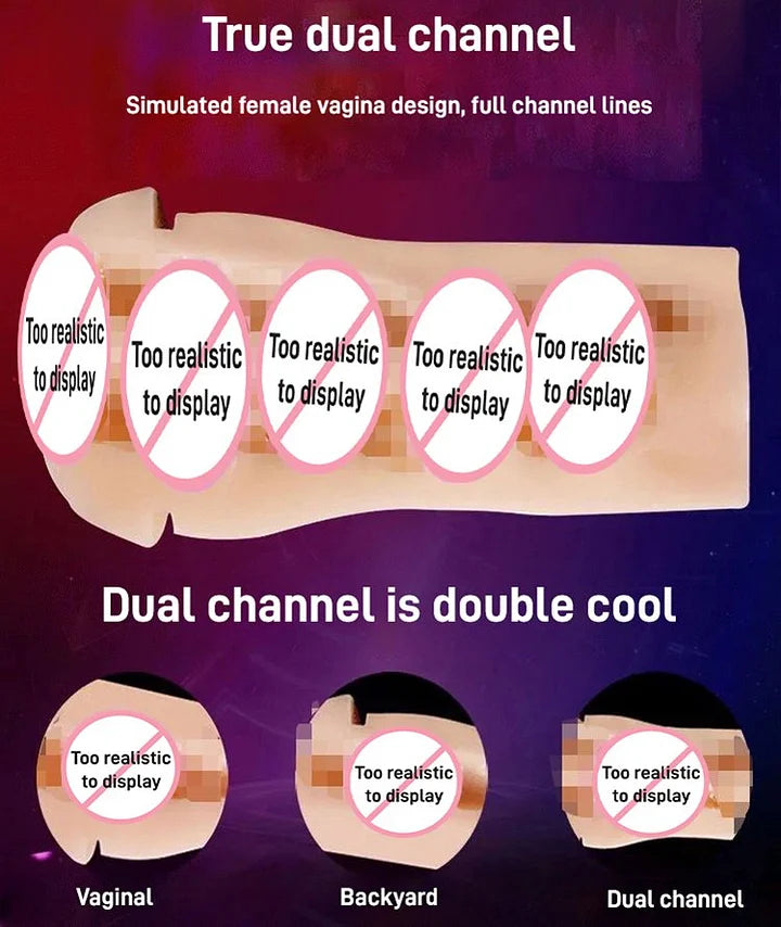 [Confidential Delivery]🔥 Overachiever Pro - Suction, Vibrating & Stroking Masturbator – 18+ Only