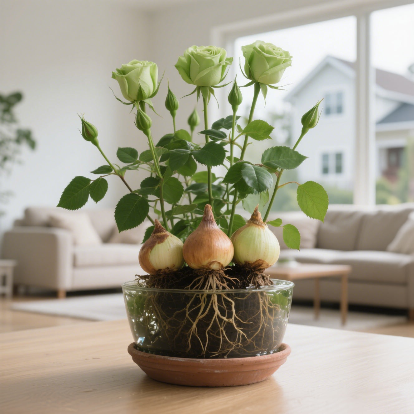 LOVILDS  ✨Hydroponic Rose Bulbs -Enchanting Fragrant🌹Can be grown in water or soil