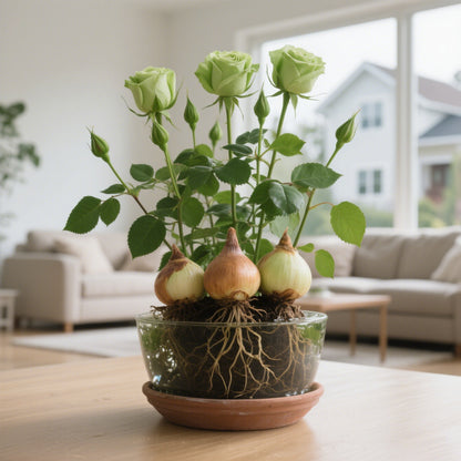 LOVILDS  ✨Hydroponic Rose Bulbs -Enchanting Fragrant🌹Can be grown in water or soil