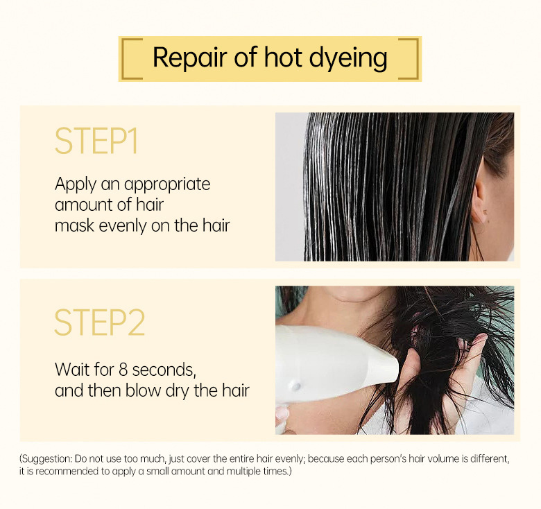 【Last Day Promotion 80% OFF🌟】🎃🎃LOVILDS® No-Steam Hair Deep Repair Conditioning Mask for Damaged Hair