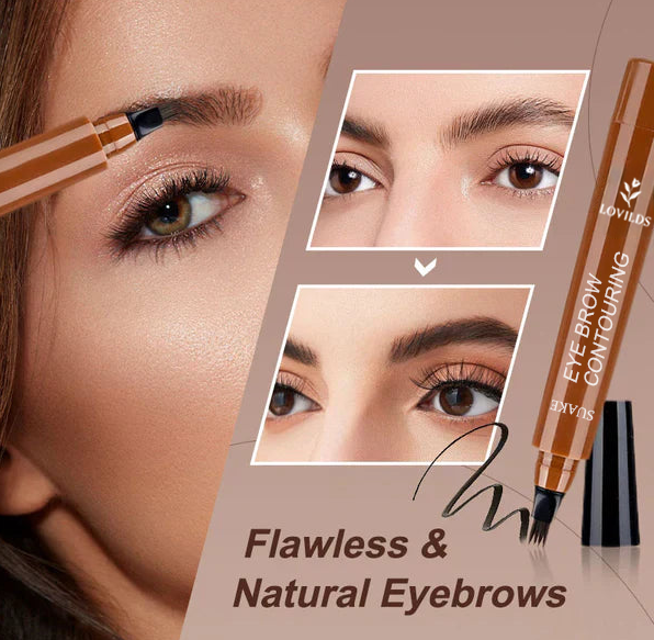🔥 Final 3 Hours! 75% Off 🌸LOVILDS 🎁Buy 1 Get 1 Free🔥Waterproof Four-tip Beard and Eyebrow Pen✨-