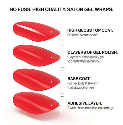 LOVILDS UV-Free Gel Nail Wraps