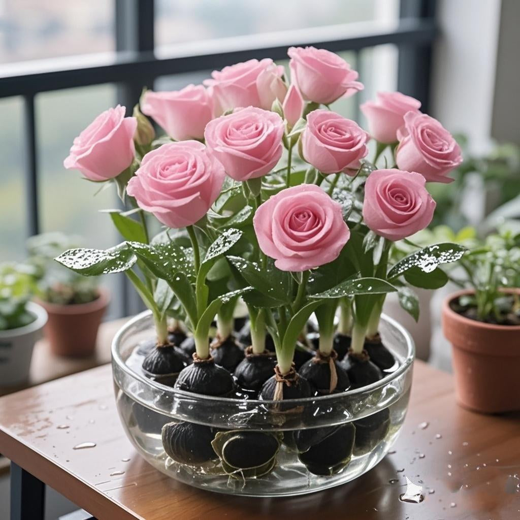 LOVILDS  ✨Hydroponic Rose Bulbs -Enchanting Fragrant🌹Can be grown in water or soil