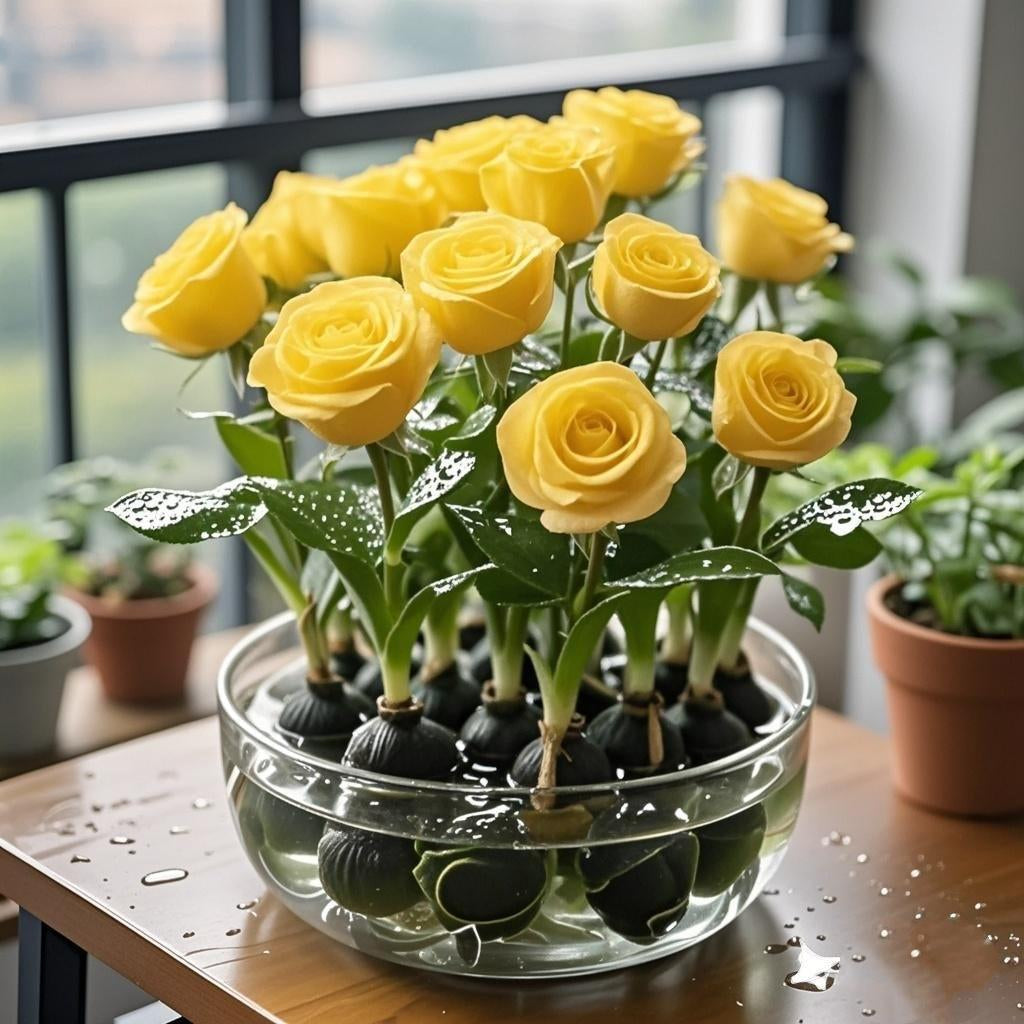 LOVILDS  ✨Hydroponic Rose Bulbs -Enchanting Fragrant🌹Can be grown in water or soil