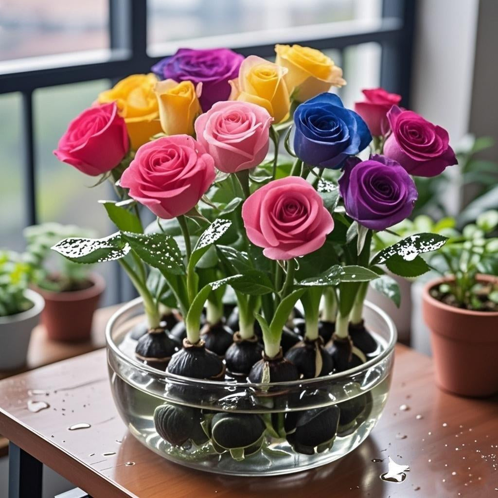 LOVILDS  ✨Hydroponic Rose Bulbs -Enchanting Fragrant🌹Can be grown in water or soil