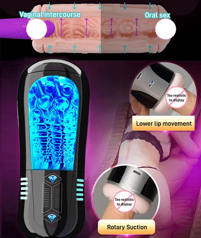 [Confidential Delivery]🔥 Overachiever Pro - Suction, Vibrating & Stroking Masturbator – 18+ Only