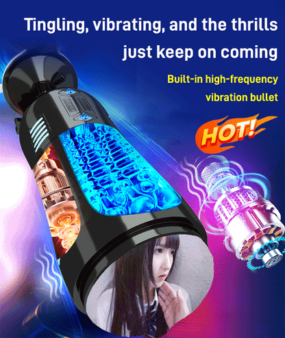 [Confidential Delivery]🔥 Overachiever Pro - Suction, Vibrating & Stroking Masturbator – 18+ Only