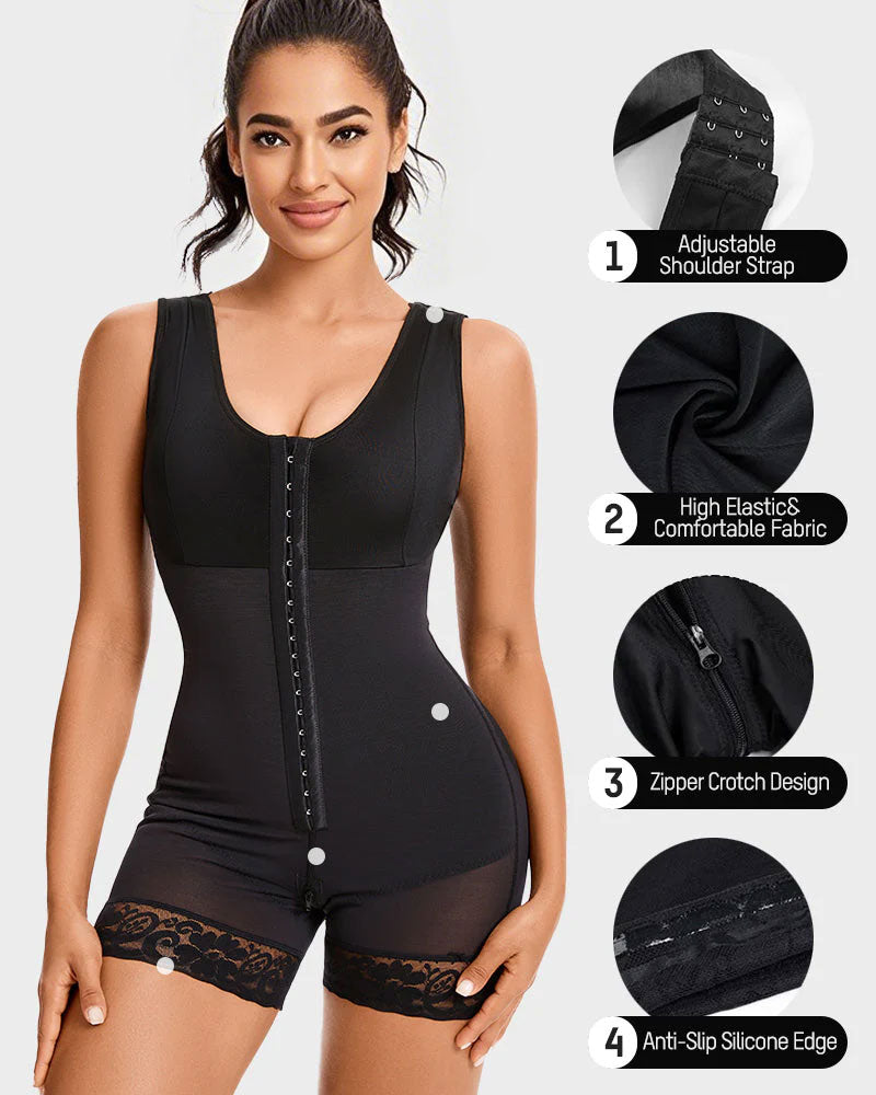 Flash Sale⚡️Extra Plus Size Shaper Bodysuit Tummy Control Shapewear With Bra-